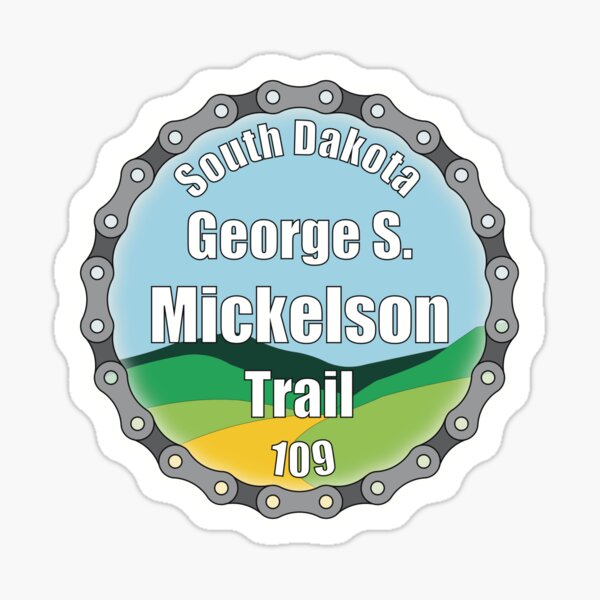 Item preview, George S Mickelson Trail designed and sold by PurpleCowStudio.
