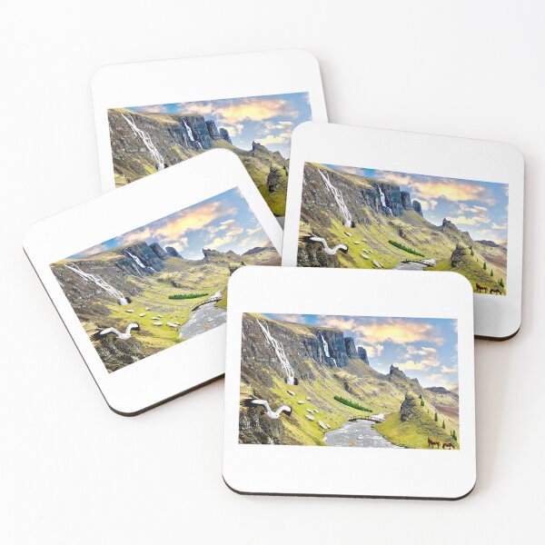 Item preview, Imagination of Quiraing 3, Isle of Skye, Scotland designed and sold by Julie Bell.