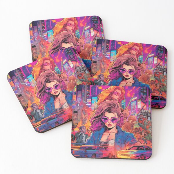 Item preview, 90s Pop Art Manga - Explosive Colors and Overflowing Energy designed and sold by Neuronexia.