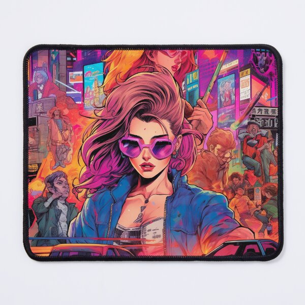 Item preview, 90s Pop Art Manga - Explosive Colors and Overflowing Energy designed and sold by Neuronexia.