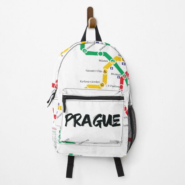 Item preview, Prague Czech Republic City Metro Train Map designed and sold by KALEIDOSCOPE UK.
