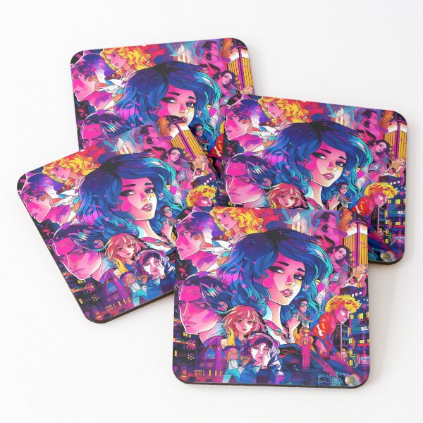 Item preview, 90s Pop Art Manga - Burst of Colors and Rebellion designed and sold by Neuronexia.