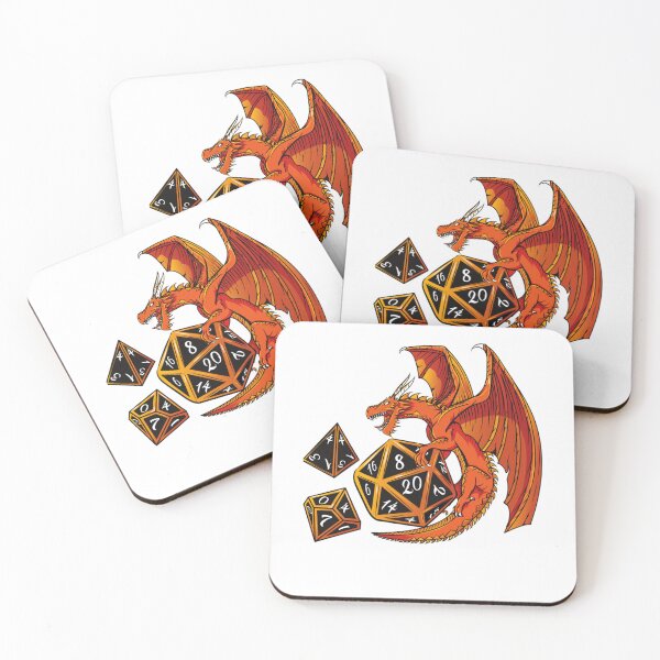Item preview, The Dice Dragon - D20, D4, designed and sold by GibbsTorvoArtF.