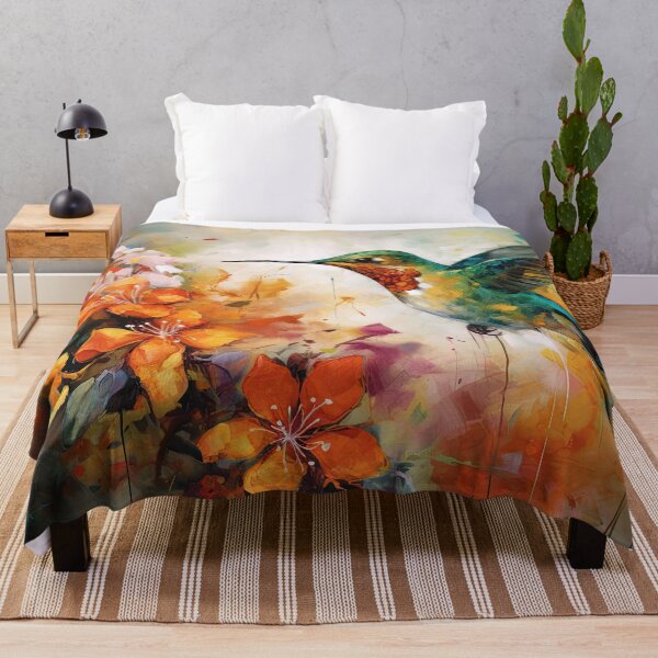 Item preview, Hummingbird and Flowers designed and sold by Vanover Designs.