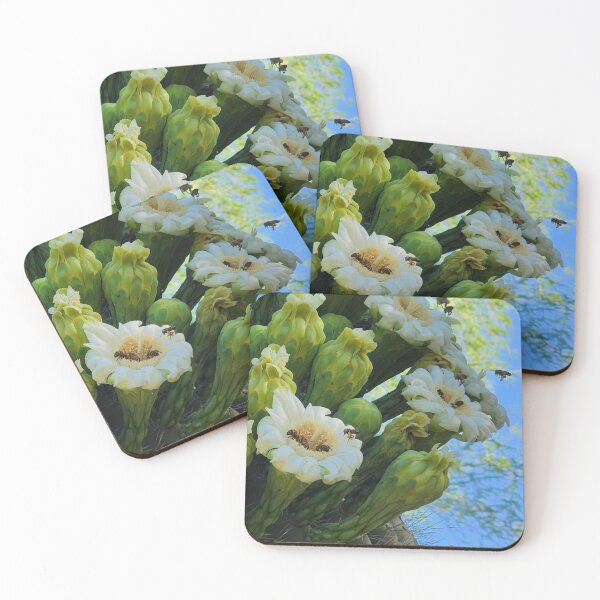 Item preview, Saguaro flowers with bee's Photo designed and sold by Willyboy16.