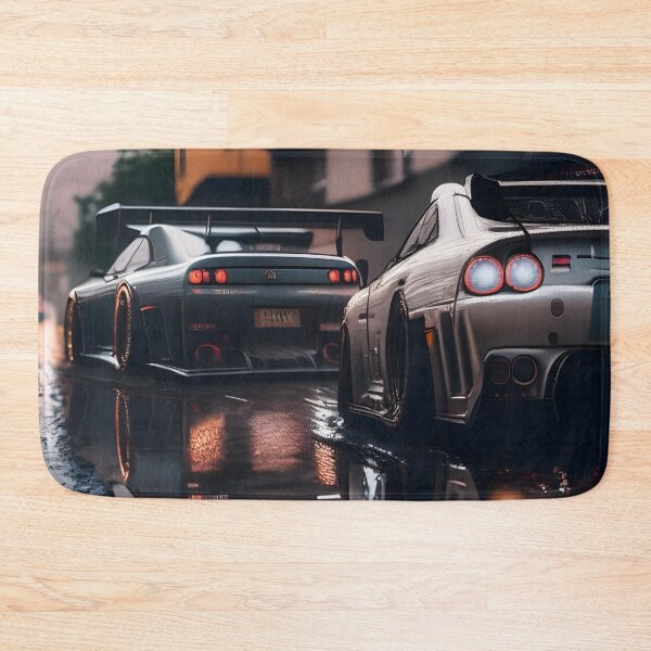 Item preview, JDM Style Cars Lining Up Artwork designed and sold by N1chePrints.