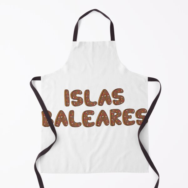 Item preview, City of Balearic Islands text Shaped Like Chocolate Donuts  designed and sold by DonutsWords.
