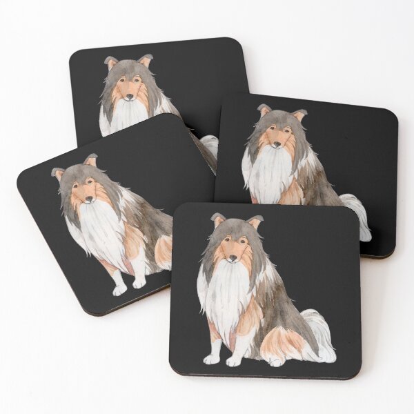 Item preview, Rough Collie Watercolour Design designed and sold by InspiredForever.
