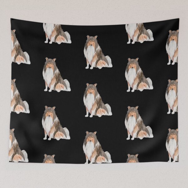 Item preview, Rough Collie Watercolour Design designed and sold by InspiredForever.