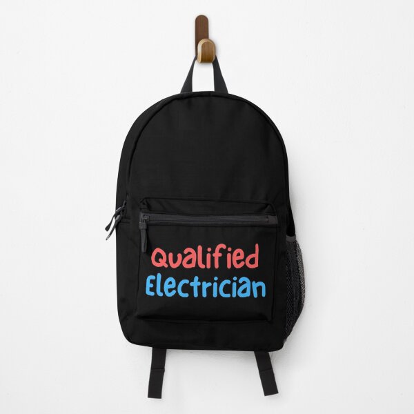 Item preview, Qualified Electrician Text Design designed and sold by Harsh Katariya.