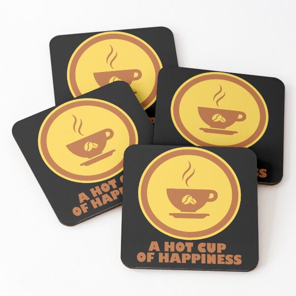 Item preview, A Hot Cup of Happiness - Coffee designed and sold by likbatonboot.