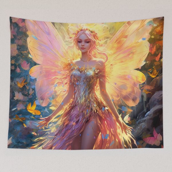 Item preview, Floral Garden Fairy designed and sold by Red Witch Art.