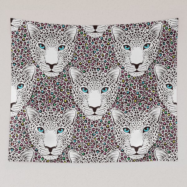 Item preview, Leopard head print designed and sold by kiyanochka.