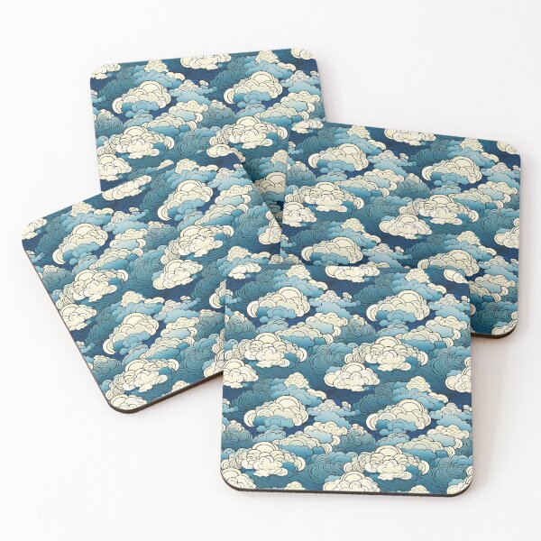 Item preview, Japanese Blue Clouds designed and sold by Pedra Panda.