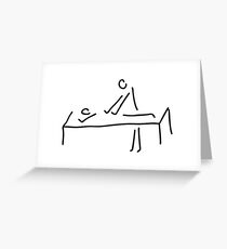 cure massage Greeting Card