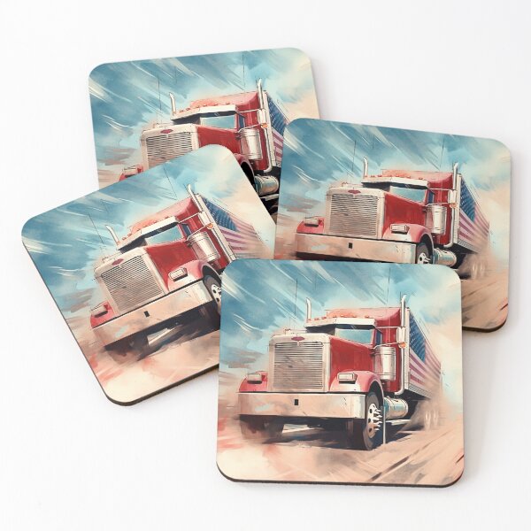 Item preview, Road King U.S. Flag Semi-Truck designed and sold by Benartstudio.