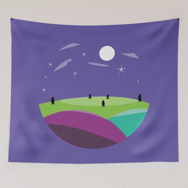 Item preview, colorful landscape illustration | flat illustration V2 designed and sold by Sweet Bee's.