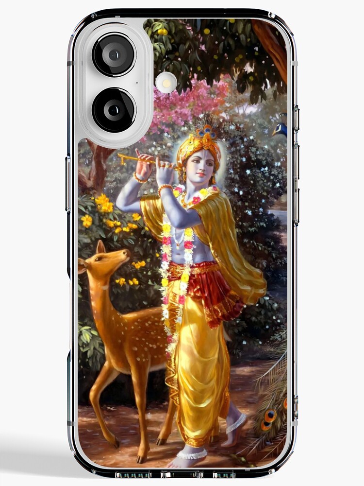 Lord Krishna Beautiful Artwork Print Krishna with flute