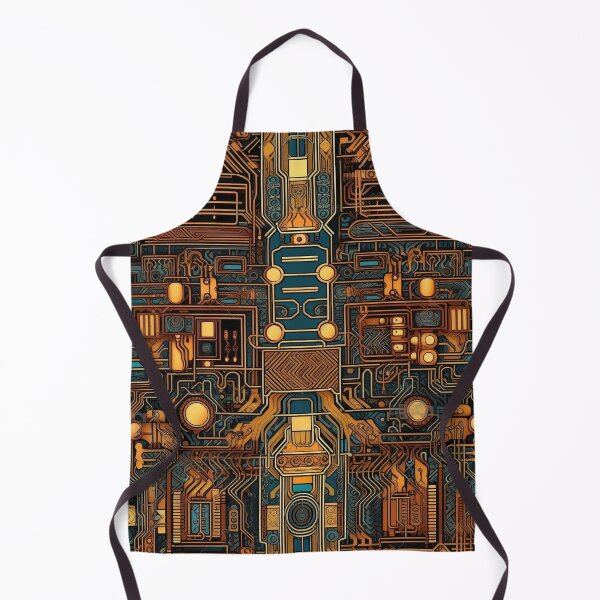Item preview, Golden Circuitry designed and sold by Pedra Panda.