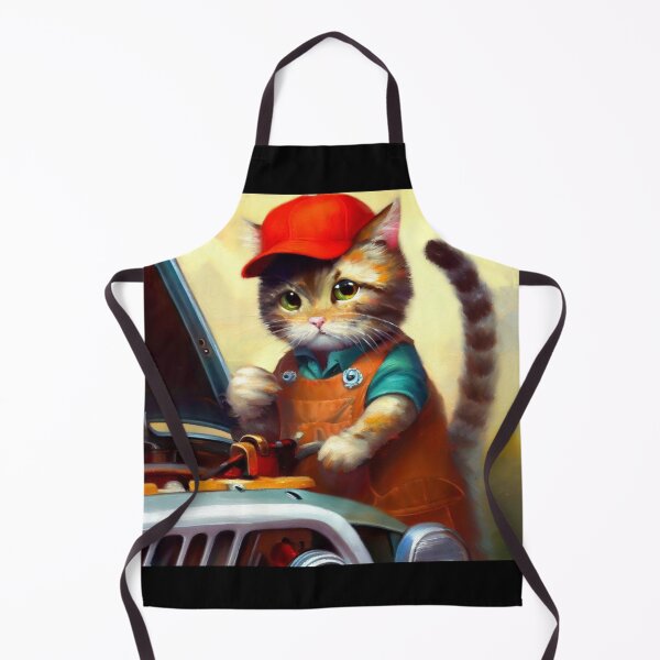 Item preview, Cat Mechanic designed and sold by CrankyOldDude.