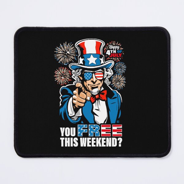 Item preview, Fourth of July Uncle Sam - You Free This Weekend? July 4th USA Flag Design Party Gifts designed and sold by ChattanoogaTee.