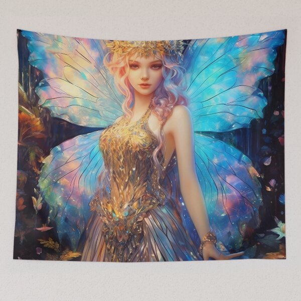 Item preview, Flower Rainbow Fairy designed and sold by Red Witch Art.