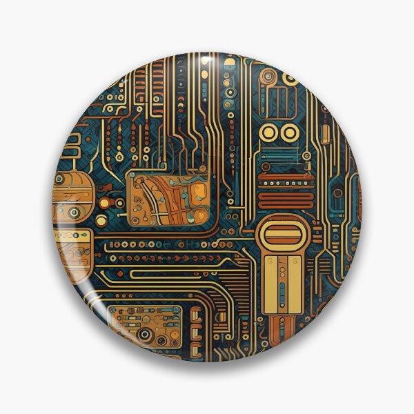 Item preview, Golden Circuitry 2 designed and sold by Pedra Panda.