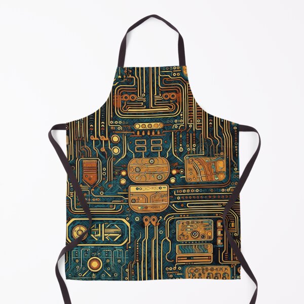 Item preview, Golden Circuitry 2 designed and sold by Pedra Panda.