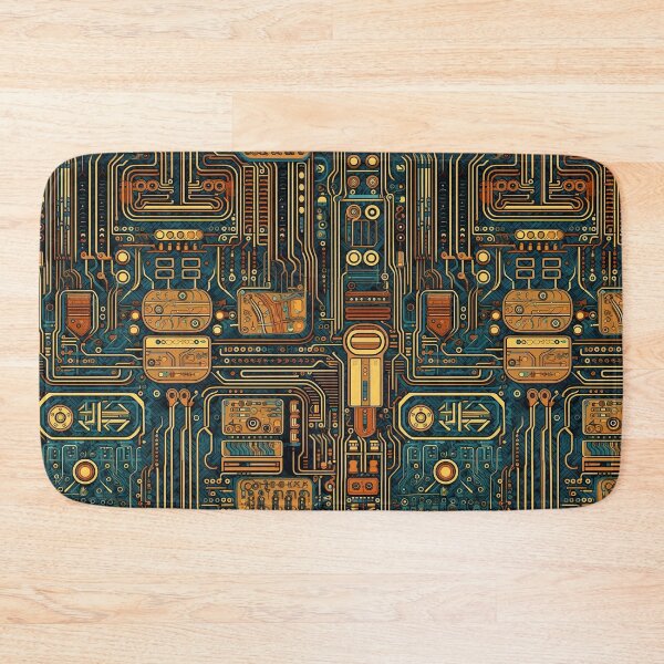 Item preview, Golden Circuitry 2 designed and sold by Pedra Panda.