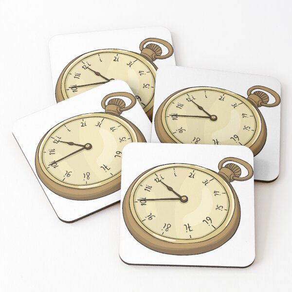 Item preview, Imaginary Time pocket watch, funny physics designed and sold by TalesOfScience.