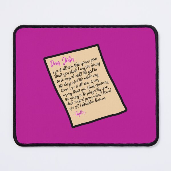 Item preview, dear john (taylors version) designed and sold by sadieillust.