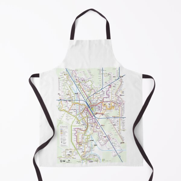 Item preview, Utrecht City Bus Tram Metro Map designed and sold by KALEIDOSCOPE UK.