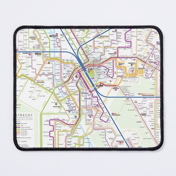 Item preview, Utrecht City Bus Tram Metro Map designed and sold by KALEIDOSCOPE UK.
