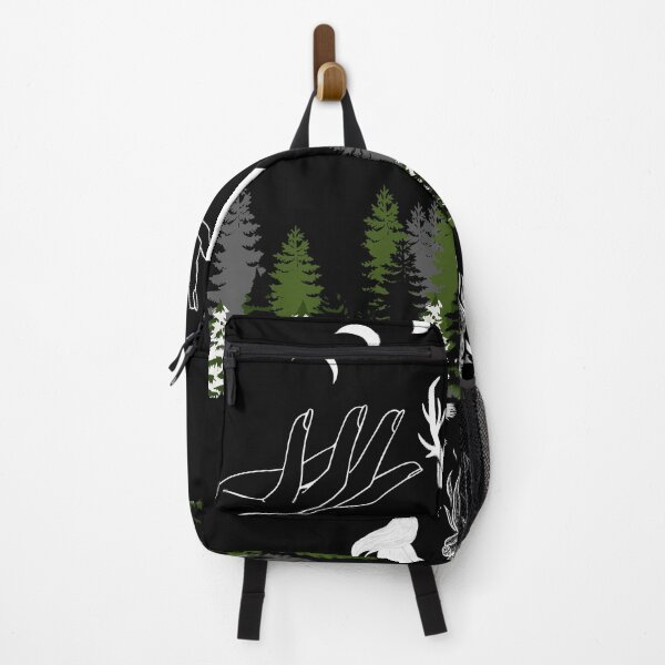 Item preview, The Witch, Stag and Moon- Black Backround designed and sold by LunarDogs.