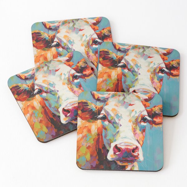 Item preview, Colorful Cow designed and sold by Art by Lilia.
