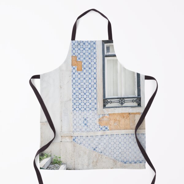Item preview, Light blue ceramic tiles | Stairs and Wall | Alfama Lisbon designed and sold by PhotosByVille.