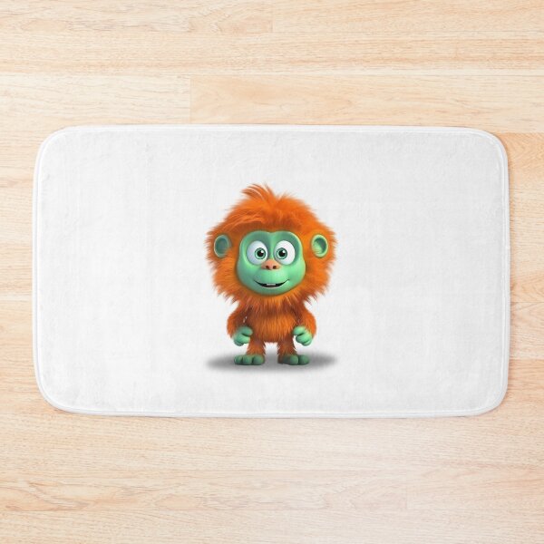 Item preview, cute little colorful monkey - Different logo size, position? Email me -  designed and sold by Picture-Art.