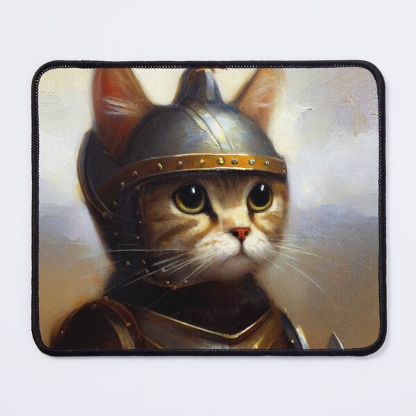 Item preview, Cat Medieval Knight designed and sold by CrankyOldDude.