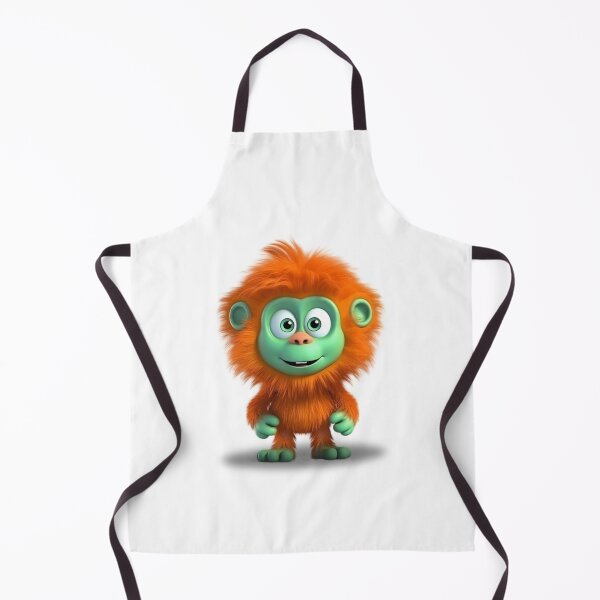 Item preview, cute little colorful monkey - Different logo size, position? Email me - designed and sold by Picture-Art.