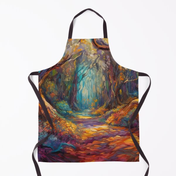 Item preview, Impressionistic woods painting 4 designed and sold by Art by Lilia.
