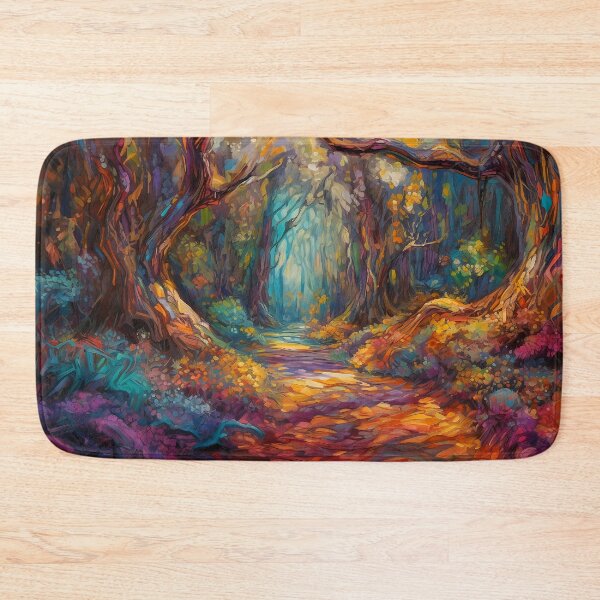 Item preview, Impressionistic woods painting 4 designed and sold by Art by Lilia.