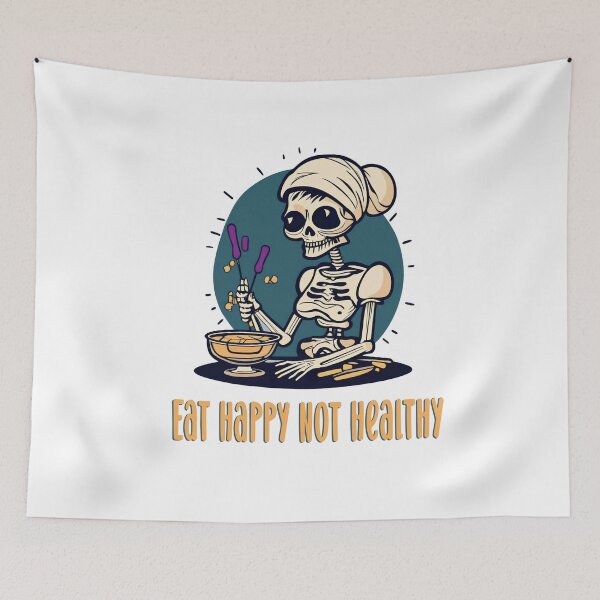 Item preview, Eat Happy Not Healthy designed and sold by jkrphoto.