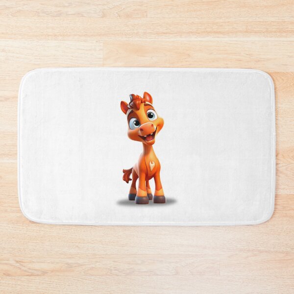 Item preview, cute little colorful 3d horse - Different logo size, position? Email me -  designed and sold by Picture-Art.