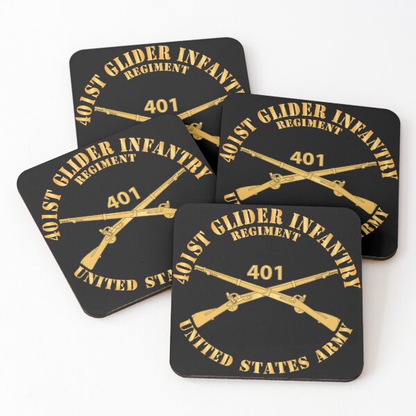 Item preview, Army  - 401st Glider Infantry Regiment - US Army w Branch X 300 designed and sold by Military Insignia Products.