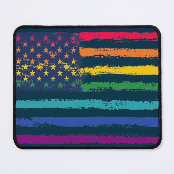 Item preview, LGBT Pride American flag designed and sold by GreenSplash.
