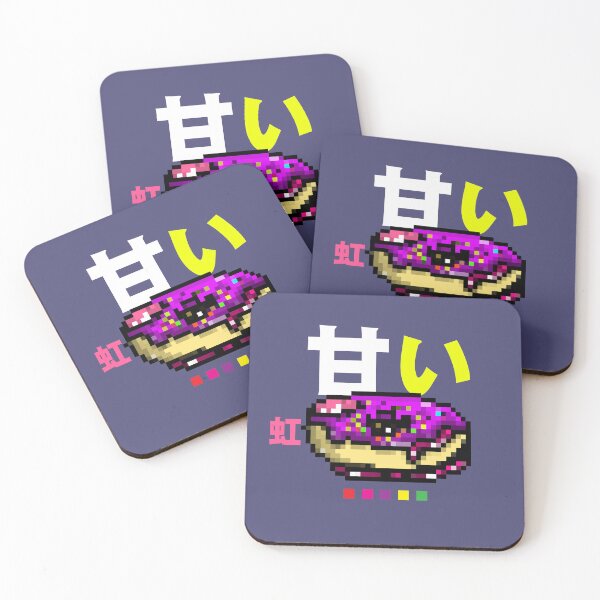 Artikelvorschau, Karafuru-Donuts | Pixel-Donuts entworfen und verkauft von Sweet Bee's.