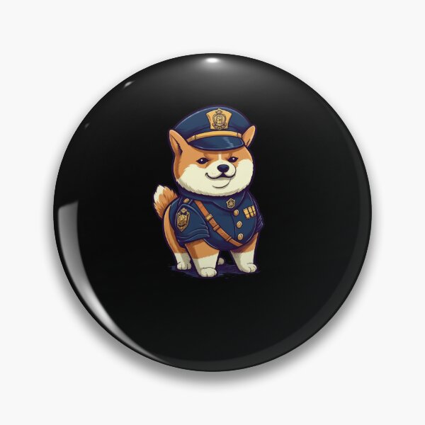 Item preview, Japanese dog Shiba Inu profession policeman in uniform designed and sold by Naohiro.