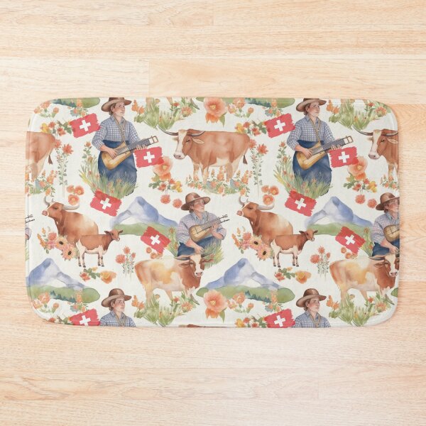 Item preview, Swiss life traditions designed and sold by Alessandro Remo Mazzoni Remotextiles.
