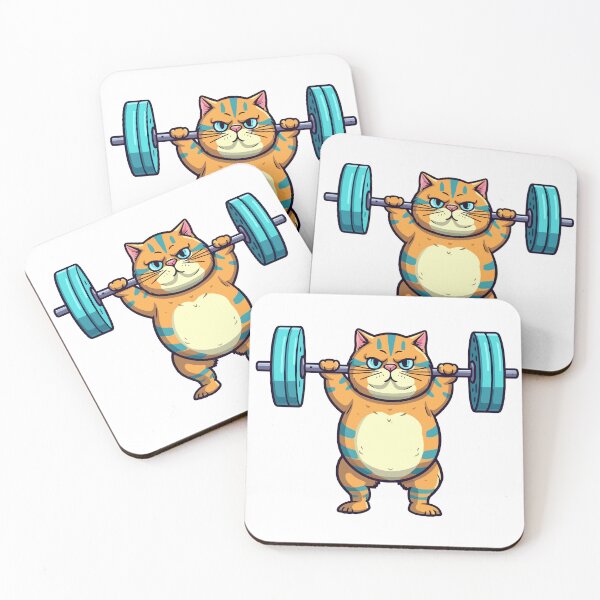 Item preview, Cat Weightlifting: Unleash Your Feline's Inner Strength designed and sold by Artwyz.