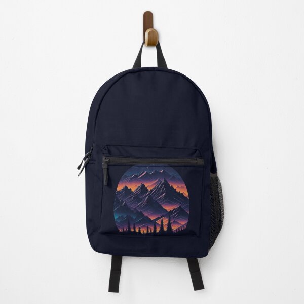 Item preview, Mountains at sunset designed and sold by ArtCraftLab.